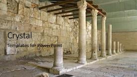  Presentation with jerusalem old city israel david - Slides with jews romans - columns in cardo jerusalem israel background and a coral colored foreground