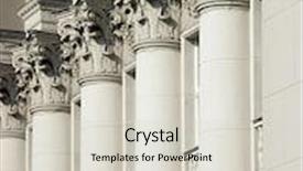  Presentation with justice - PPT theme consisting of columns of justice background and a soft green colored foreground