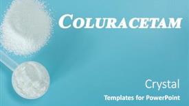  Presentation with cognitive function - Slides having coluracetam-nootropics-or-smart-drugs background and a teal colored foreground