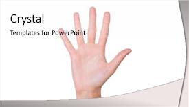  Presentation with health woman running female runner - Slide deck featuring comaps - female woman hand isolated background and a white colored foreground