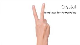  Presentation with health woman running female runner - Colorful presentation theme enhanced with comaps - female woman hand isolated backdrop and a white colored foreground