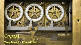  Presentation with combination lock - Presentation having combination lock detail background and a tawny brown colored foreground