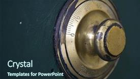  Presentation with combination lock - Presentation with combination lock background and a wine colored foreground