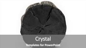  Presentation with traditional wood - Beautiful presentation theme featuring combustion - natural wood charcoal isolated backdrop and a gray colored foreground