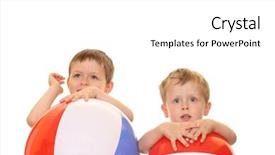  Presentation with evaluation of 5 years old boy - Beautiful presentation featuring come swim - five and three years old backdrop and a white colored foreground
