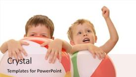  Presentation with medical evaluation of 5 years old boy - Amazing PPT layouts having come swim - five and three years old backdrop and a coral colored foreground