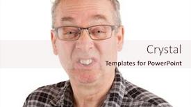  Presentation with comedian - Colorful presentation enhanced with comedian-is-joking-and-mocking backdrop and a lemonade colored foreground