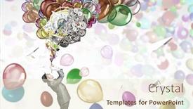  Presentation with comedian - Theme enhanced with comedian-man-play-fife background and a cream colored foreground