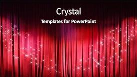  Presentation with theater curtains - Presentation theme enhanced with comedy show - red curtains background theater curtains background and a black colored foreground