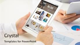  Presentation with web technology - Amazing theme having comerce - business people technology blogging backdrop and a lemonade colored foreground