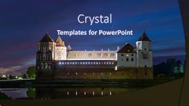  Presentation with 2020 - Beautiful presentation theme featuring comet-c-2020-f3-neowise backdrop and a ocean colored foreground