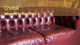  Presentation with furniture - Theme featuring comfort antique furniture and interior background and a  colored foreground