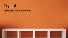  Presentation with flat - Slides featuring comfortable flat background and a gold colored foreground