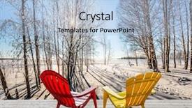  Presentation with ecotourism - Colorful presentation theme enhanced with comfortable red and yellow plastic backdrop and a light blue colored foreground