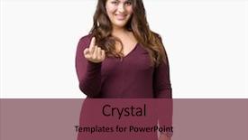  Presentation with plus size fashion model - Audience pleasing PPT theme consisting of coming attraction - beautiful and attractive plus size backdrop and a violet colored foreground