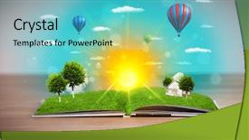  Presentation with green earth world globe map - PPT layouts having guy and the girl have a rest in the winter woods husband and wife in the snow young couple walking in winter park background and a light gray colored foreground