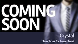  Presentation with coming soon - Audience pleasing presentation theme consisting of coming soon written backdrop and a tawny brown colored foreground