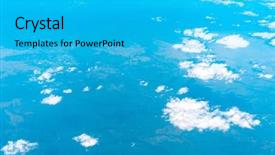  Presentation with divine - PPT theme featuring coming storm cloudscape divine background and a cyan colored foreground