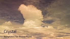  Presentation with divine - Slide deck consisting of coming storm divine blue background and a coral colored foreground