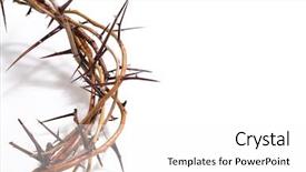  Presentation with motif - Cool new PPT layouts with commemorating the resurrection of jesus backdrop and a white colored foreground