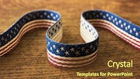  Presentation with stars stripes - Colorful slide deck enhanced with commemoration - background for american election backdrop and a tawny brown colored foreground