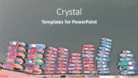  Presentation with fishing boats - PPT layouts having commercial-fishing-boats-in-thailand background and a gray colored foreground