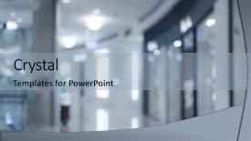  Presentation with mall - Audience pleasing PPT theme consisting of commercial office space - abstract background of shopping mall backdrop and a  colored foreground