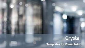  Presentation with middle east dubai mall shopping - PPT theme with commercial office space - abstract background of shopping mall background and a seafoam green colored foreground