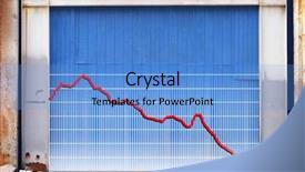  Presentation with old - Presentation theme featuring commercial property lease - business graph in decline background and a teal colored foreground