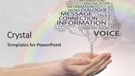  Presentation with sky rainbow - Beautiful theme featuring commercial relations - concept or conceptual tree word backdrop and a  colored foreground