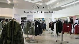  Presentation with clothes shop - Cool new presentation theme with  backdrop and a  colored foreground