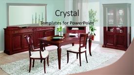  Presentation with furniture design - Beautiful presentation theme featuring commerical carpet - dining room interior design house backdrop and a mint green colored foreground