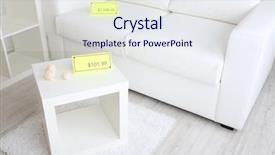  Presentation with bourbon st new orleans - Presentation design featuring commerical carpet - new white furniture with prices background and a sky blue colored foreground