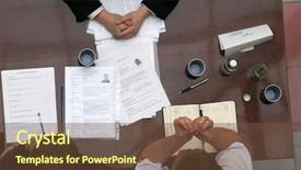  Presentation with body - PPT theme having committee - negotiations - body languages background and a tawny brown colored foreground