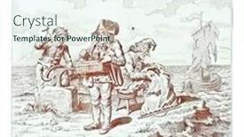  Presentation with maritime - Beautiful PPT theme featuring committee-of-commerce-and-maritime backdrop and a sky blue colored foreground