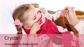  Presentation with sick child - Cool new presentation with common cold - sick child refuse to take backdrop and a coral colored foreground