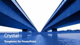  Presentation with abioriginal australia - Presentation theme with commonwealth bridge in canberra australia background and a teal colored foreground