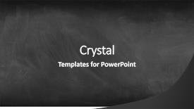  Presentation with chalk - Presentation with communication - chalk rubbed out on blackboard background and a dark gray colored foreground