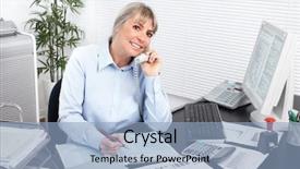  Presentation with forensic accounting - Slide set with communication audit - business woman working background and a  colored foreground