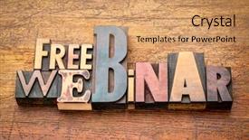  Presentation with red banner - Amazing presentation design having communication concept - a word abstract backdrop and a coral colored foreground