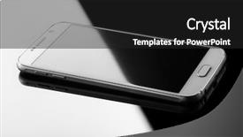  Presentation with smart - PPT theme with the glossy surface background background and a dark gray colored foreground