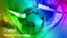  Presentation with fiber optic - Cool new PPT theme with warm apple cider donuts ready to eat backdrop and a tawny brown colored foreground