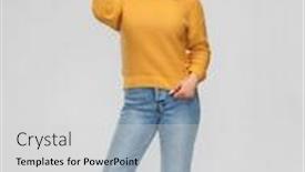  Presentation with feminism - Colorful presentation enhanced with communication-feminism-and-people-concept backdrop and a light gray colored foreground