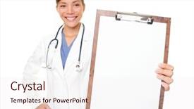  Presentation with medical sign - Audience pleasing slide set consisting of communication nursing - medical sign - doctor showing backdrop and a sky blue colored foreground