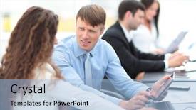  Presentation with sony company - Amazing PPT theme having communication taxes - tax consultant is talking backdrop and a light blue colored foreground