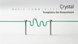  Presentation with abstract wave - Beautiful slides featuring communication two entities or network backdrop and a light gray colored foreground