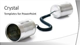  Presentation with communication - PPT layouts featuring communication background and a white colored foreground