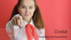  Presentation with product - Audience pleasing PPT layouts consisting of communism - young pioneer with red scarf backdrop and a coral colored foreground