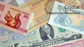  Presentation with communism - Colorful slide set enhanced with communism usa - money banknotes background backdrop and a coral colored foreground