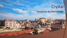  Presentation with jerusalem old city israel david - Cool new slides with communist - shot of old havana city backdrop and a light blue colored foreground